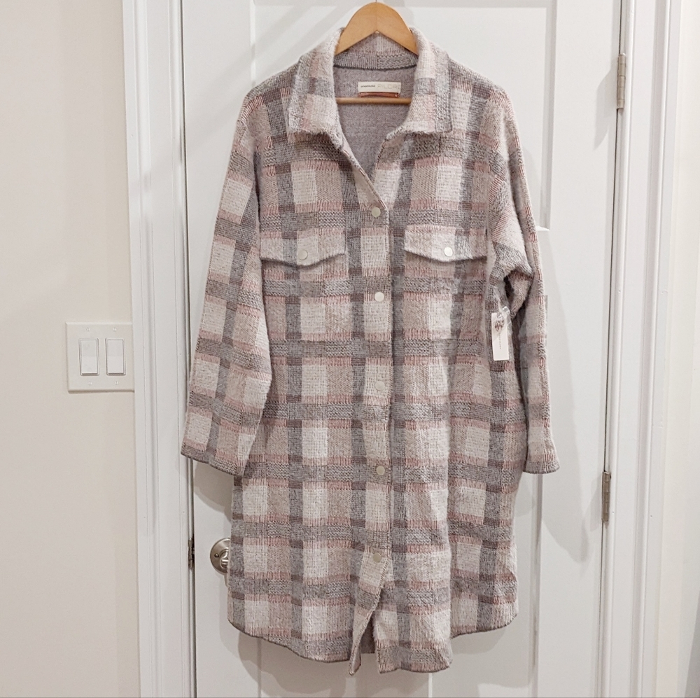 HTF Anthro Pilcro Eliza Eyelash Sweater Jacket - Picture 2 of 9